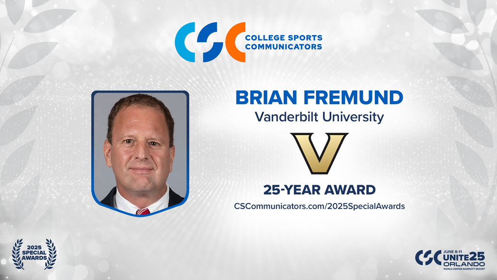 2025 Special Awards Salute: Brian Fremund - 25-Year Award